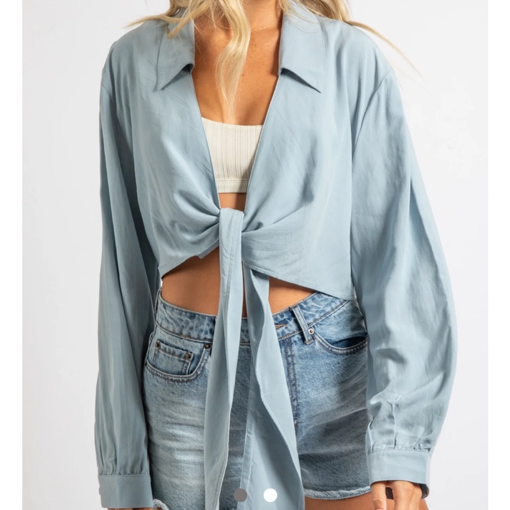 Rusty Calla Beach Shirt Medium NWOT